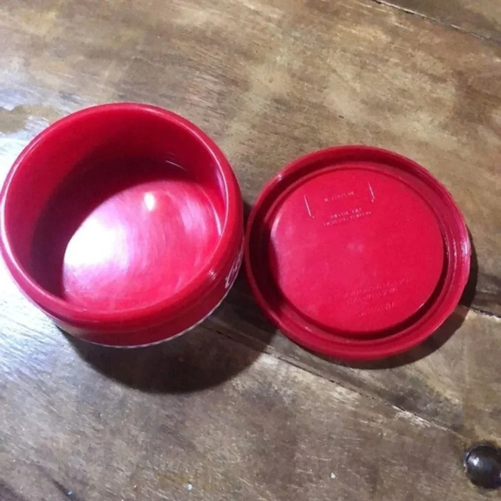 Vintage Campbells Soup Red Plastic Container‎ Storage Jar Collectible